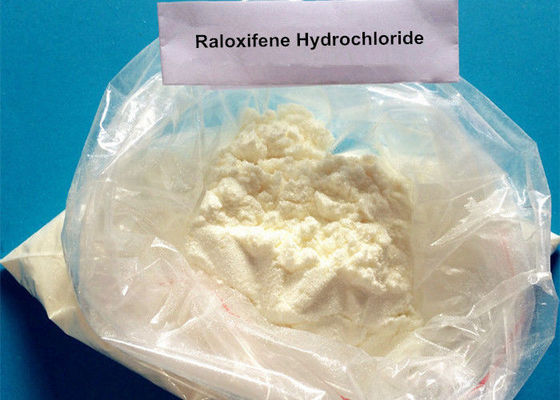 CAS 82640-04-8 استروئیدهای ضد استروژن رالوکسیفن HCL رالوکسیفن هیدروکلراید
